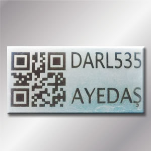 QR Code Çelik Etiket 